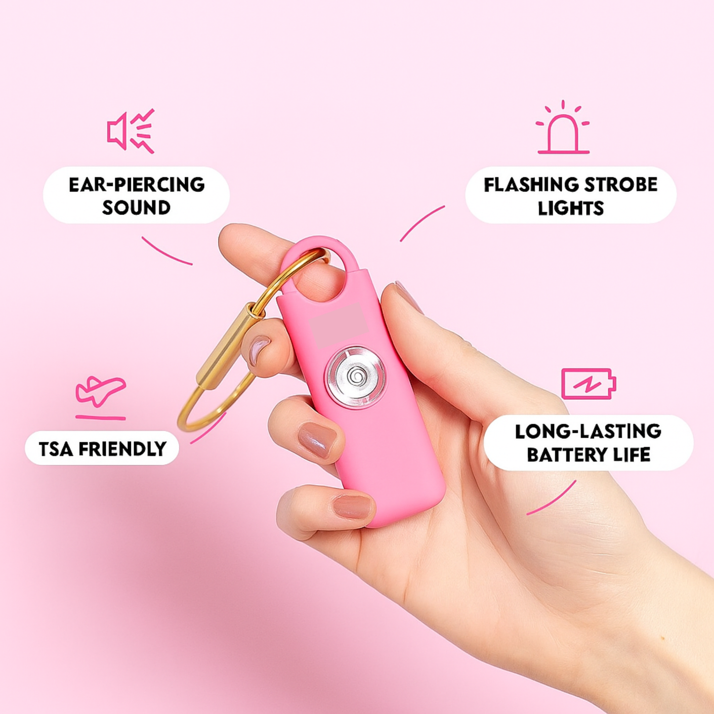 SafeLink™ Portable Alarm Fob, Your Personal Safety Solution