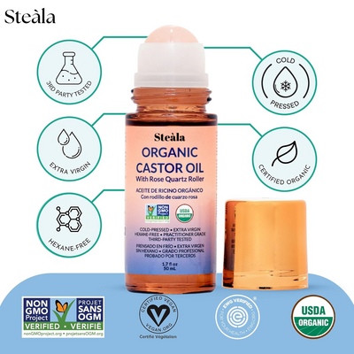 Steàla GoldenRoot Roll-On & Brow Set