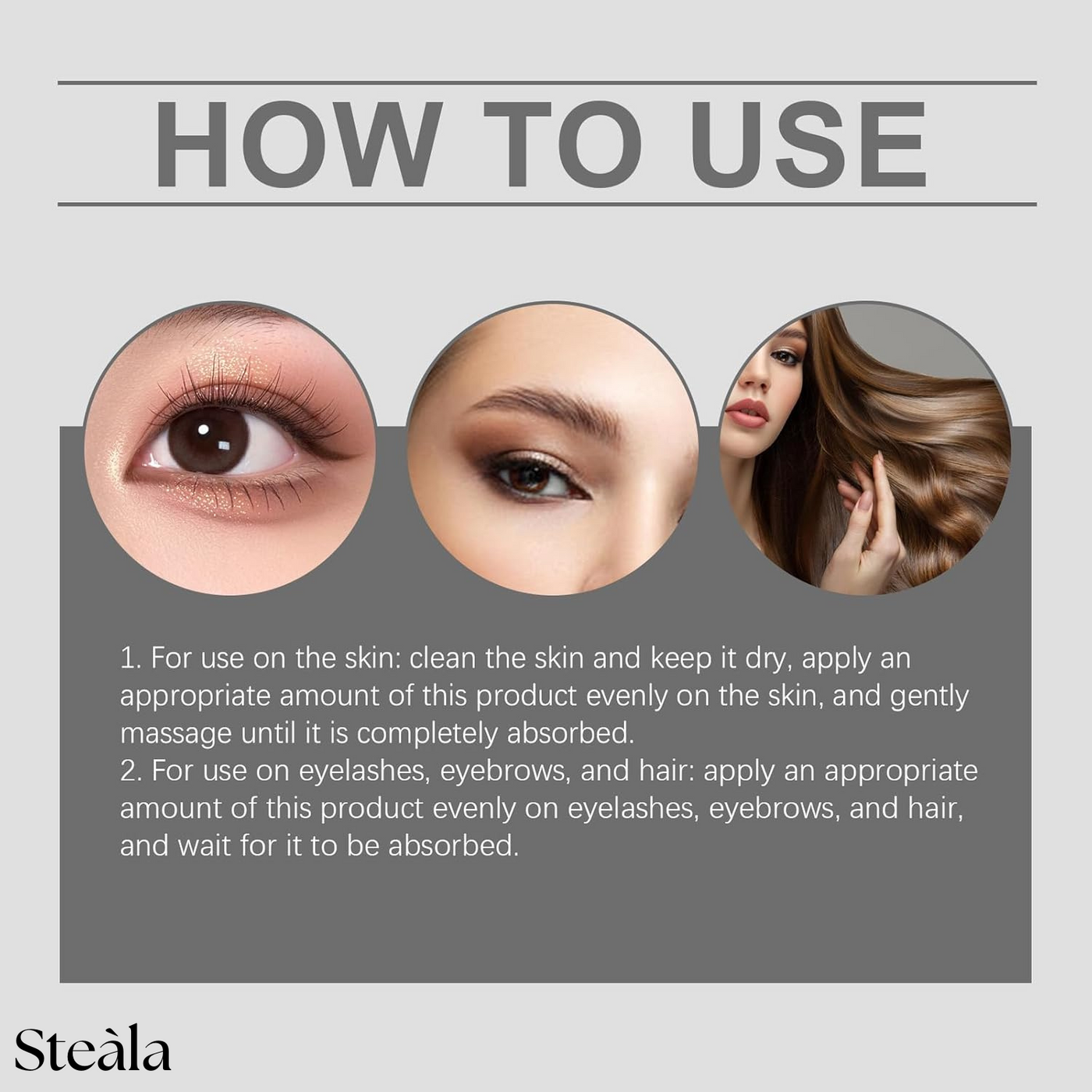Steàla GoldenRoot Roll-On & Brow Set